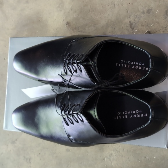 Perry Ellis Men's Dress Portfolio Plain Toe Oxford Shoes Formal Classic - Picture 4 of 7